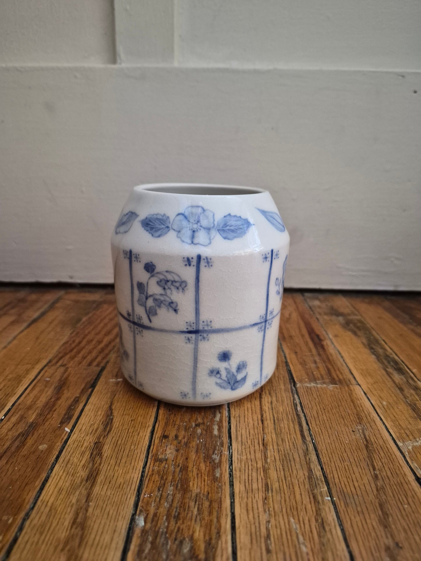 Vase, Delft Tile Flower