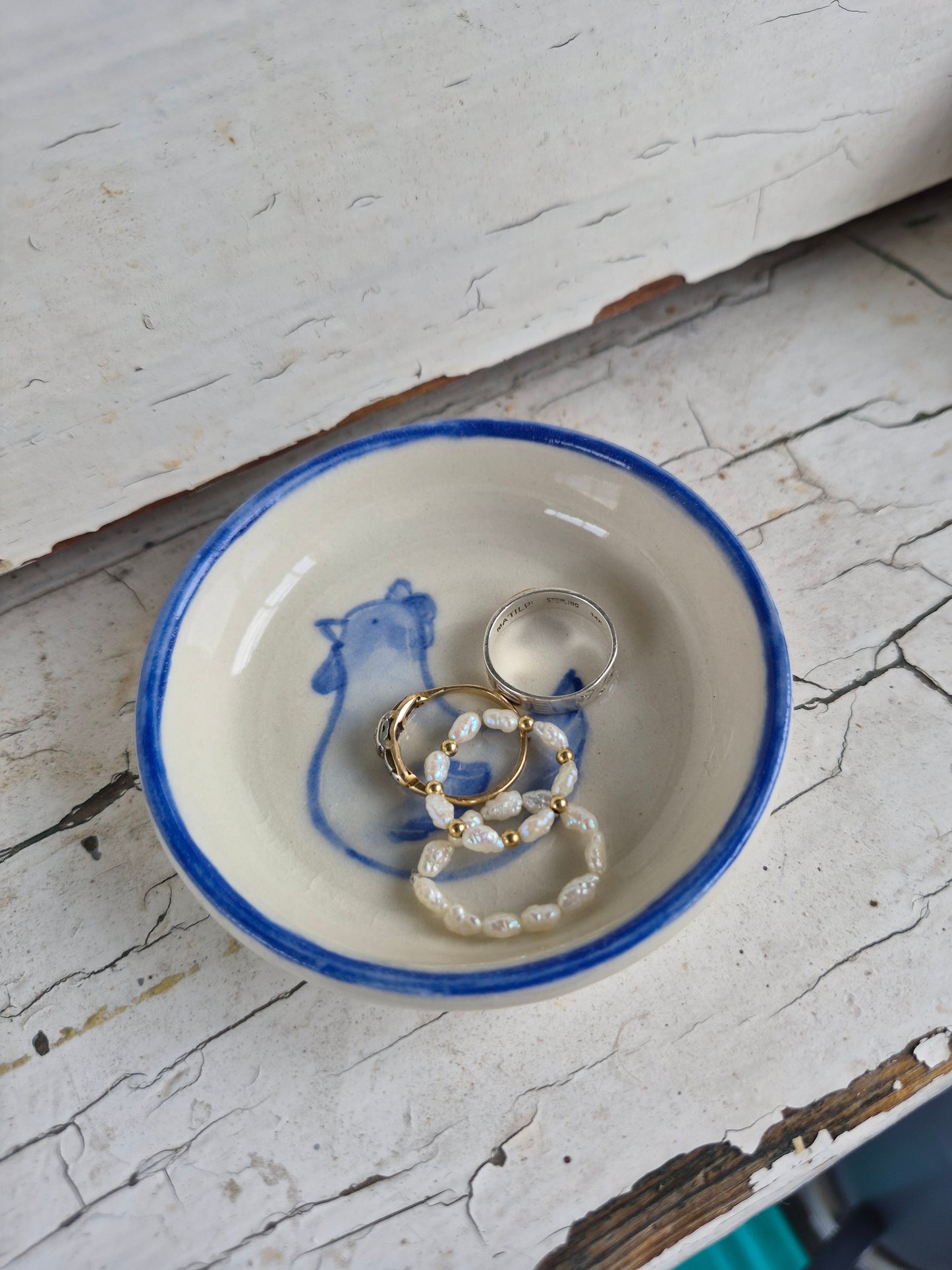 Trinket Dish, Chicken