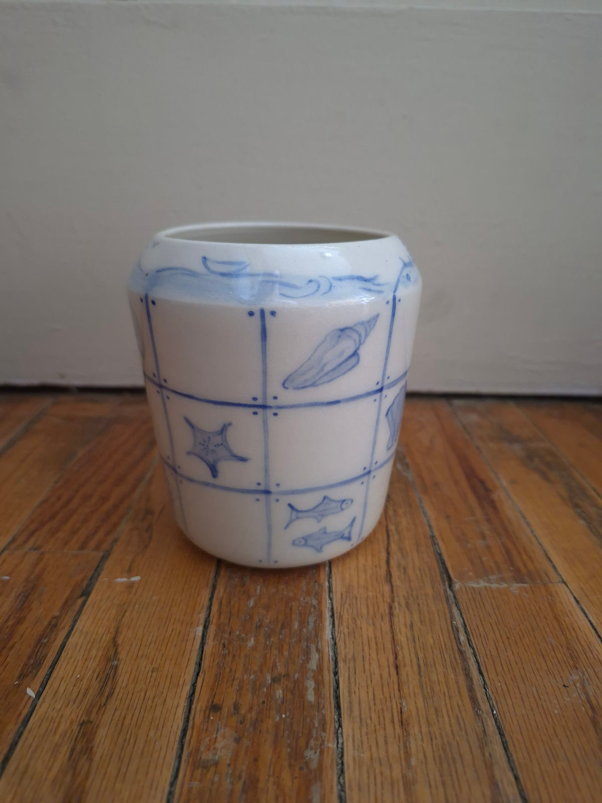 Vase, Delft Tile Sea Side