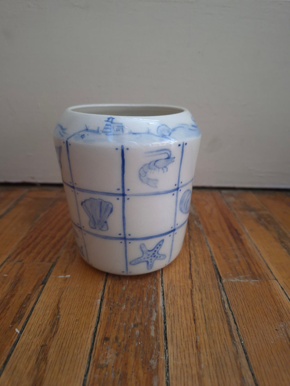 Vase, Delft Tile Sea Side