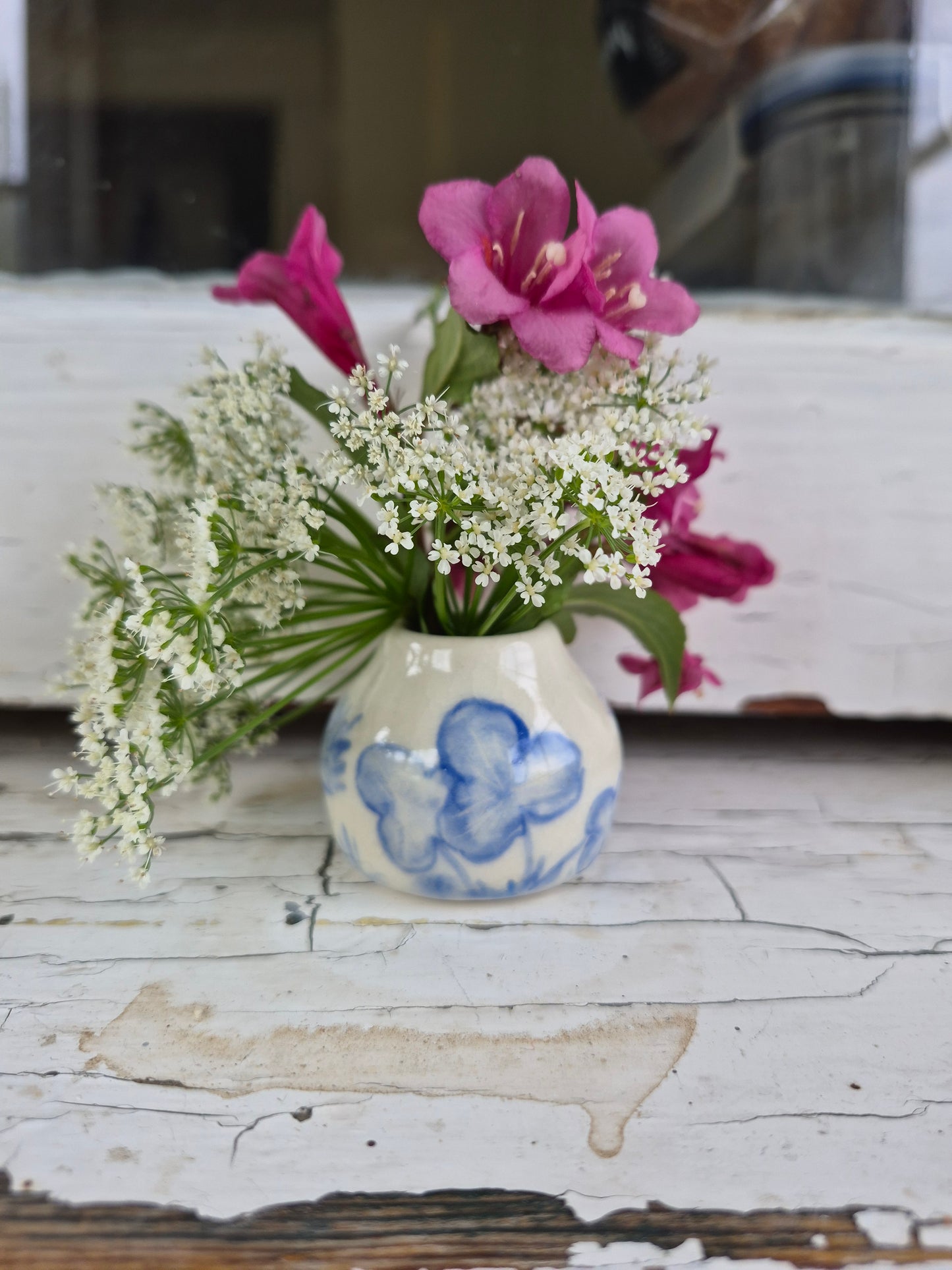 Mini Bud Vase, Clover