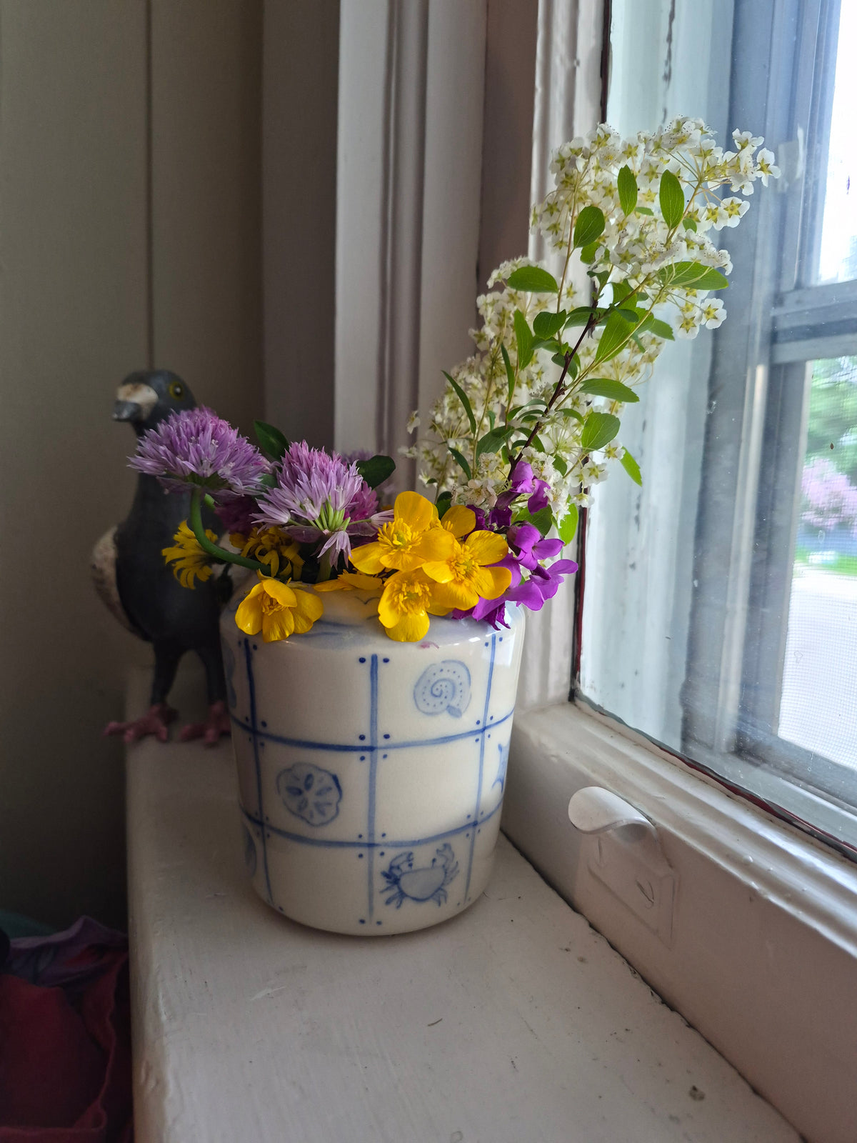 Vase, Delft Tile Sea Side