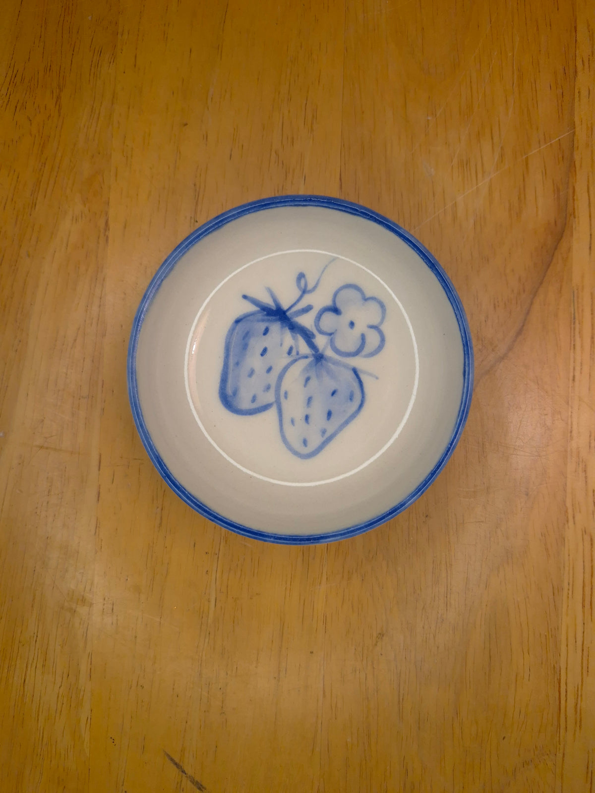 Trinket Dish, Strawberry